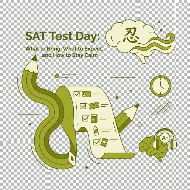 Illustration for SAT Test Day: Complete Guide to What to Bring, What to Expect, and How to Stay Calm